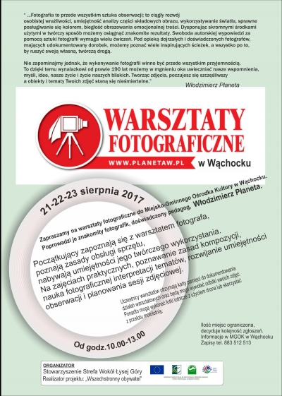 Warsztaty fotograficzne z Włodzimierzem Płanetą