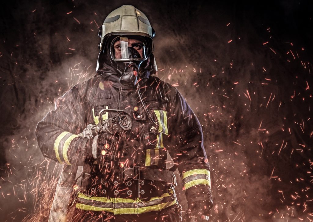 Strażak w ogniu - „Czujni zawsze bezpieczni!”