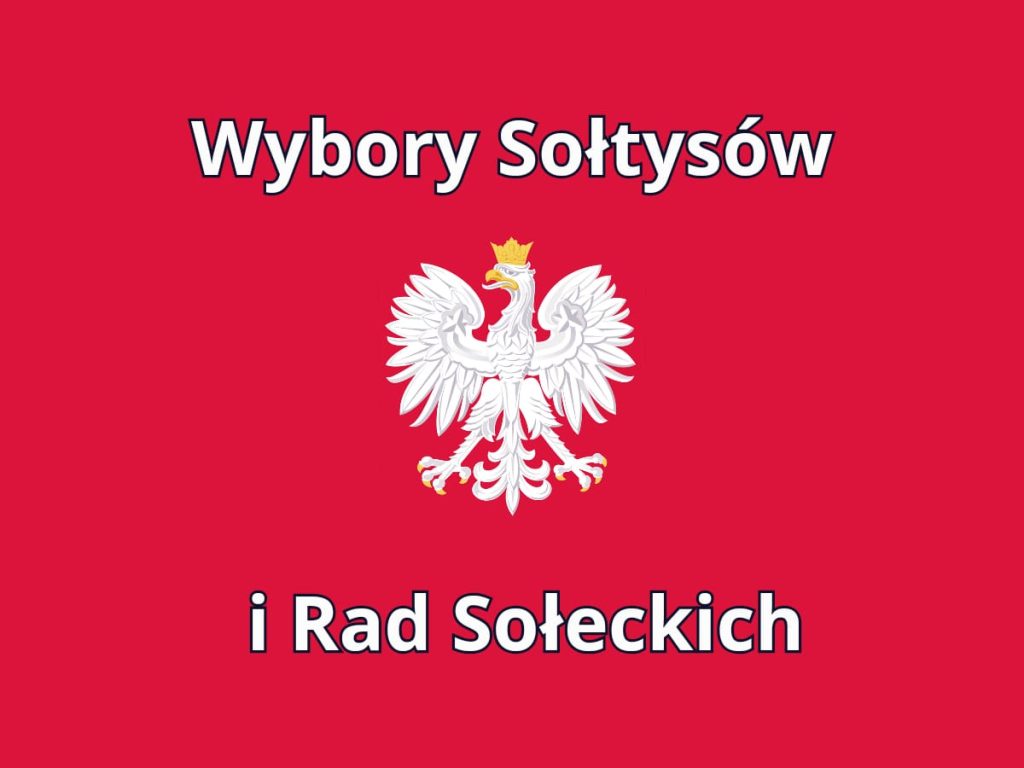 plakat dot. wyborów sołtysów