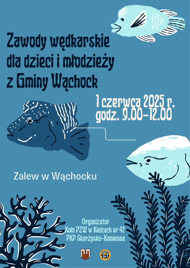 plakat z informacjami o zawodach