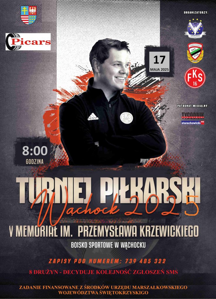 Plakat dotyczący turnieju