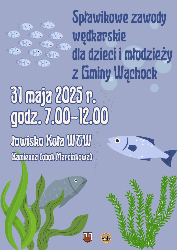 plakat z informacjami o zawodach