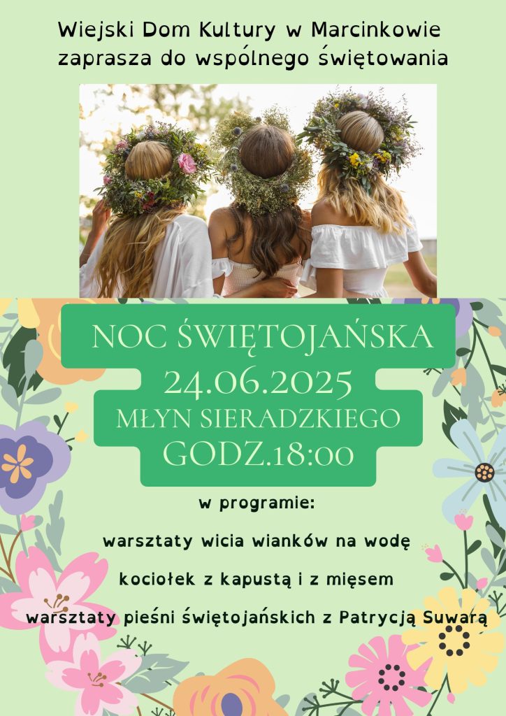 plakat z informacjami o wydarzeniu