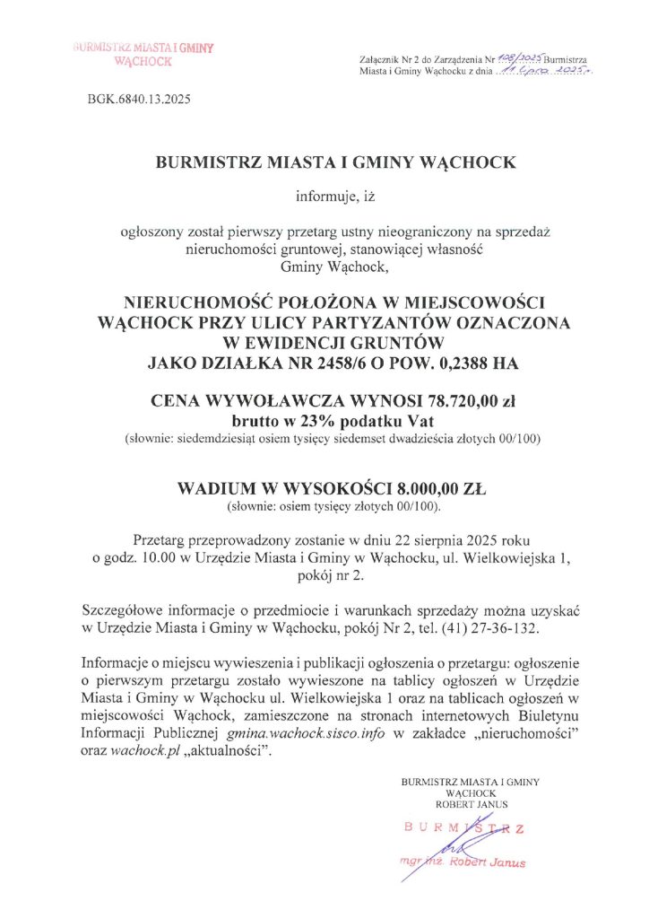 informacja - treść
