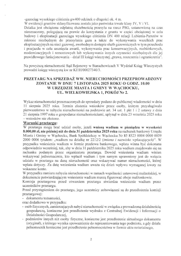 treść ogłoszenia