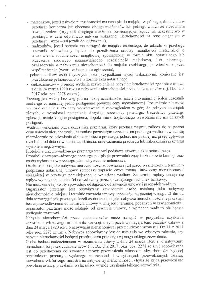 treść ogłoszenia