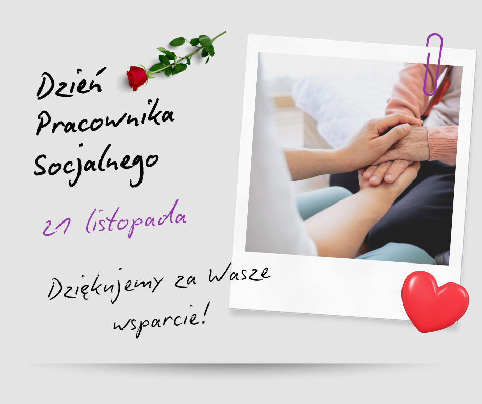 Ciepły obraz splecionych dłoni, upamiętniający Dzień Pracownika Socjalnego, obchodzony 21 listopada, z przesłaniem wdzięczności.